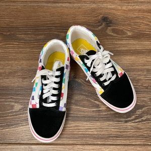 Kids Checkerboard Old Skool Vans